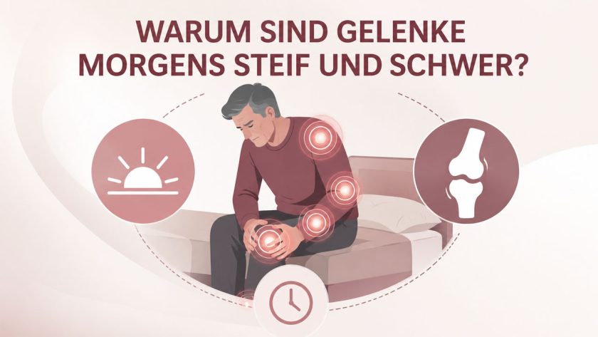 Morgensteifigkeit mit steifen und schmerzhaften Gelenken nach dem Aufstehen