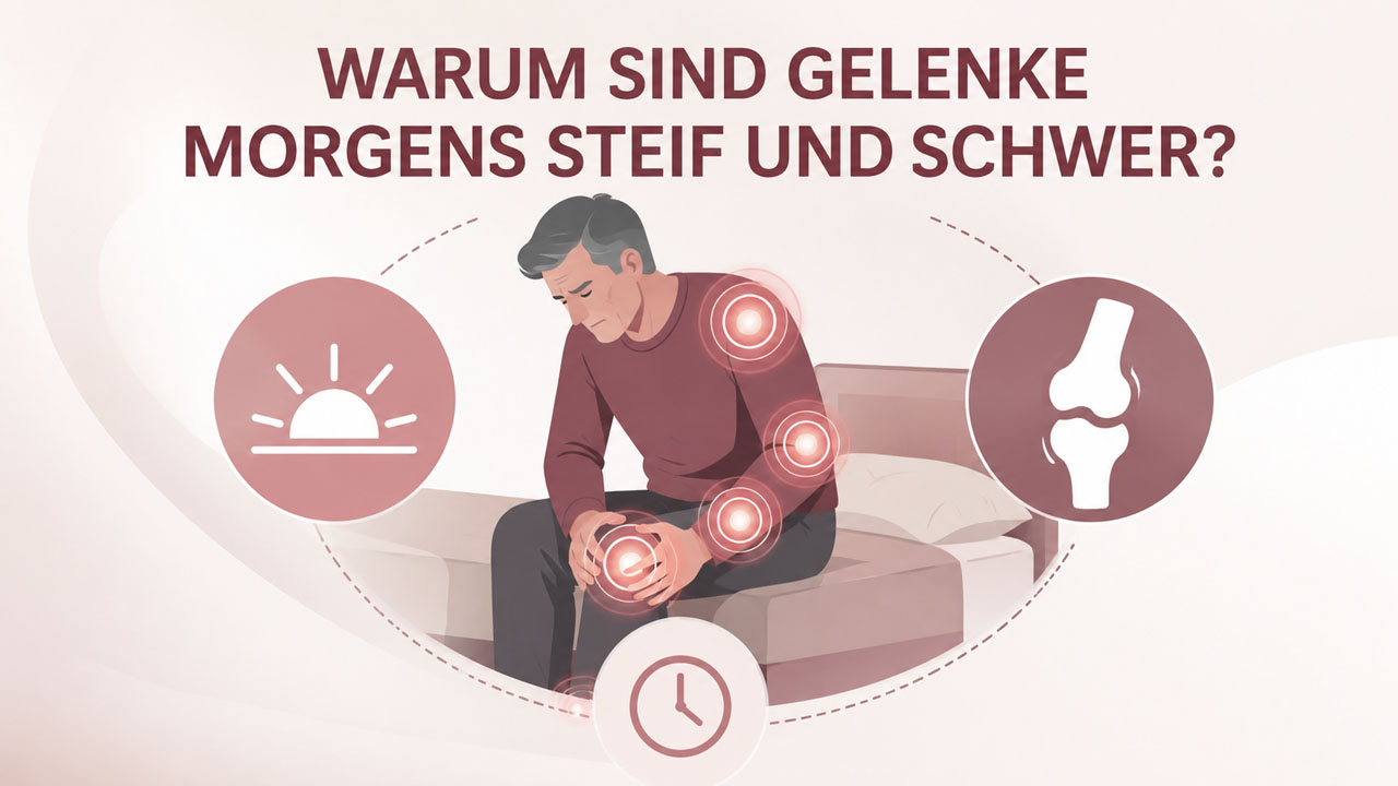 Morgensteifigkeit mit steifen und schmerzhaften Gelenken nach dem Aufstehen